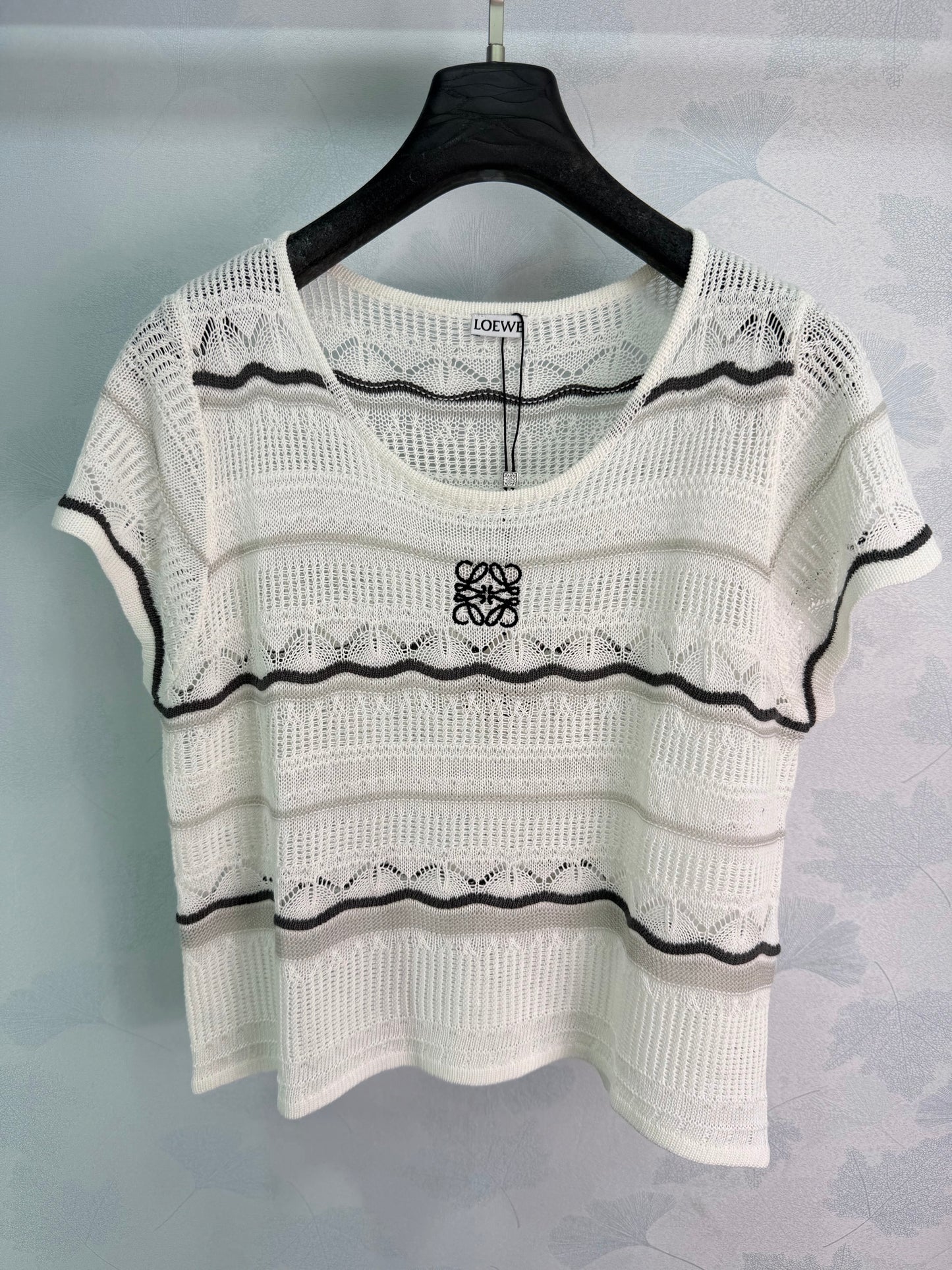 26SS NEW Hollow knitted short sleeves