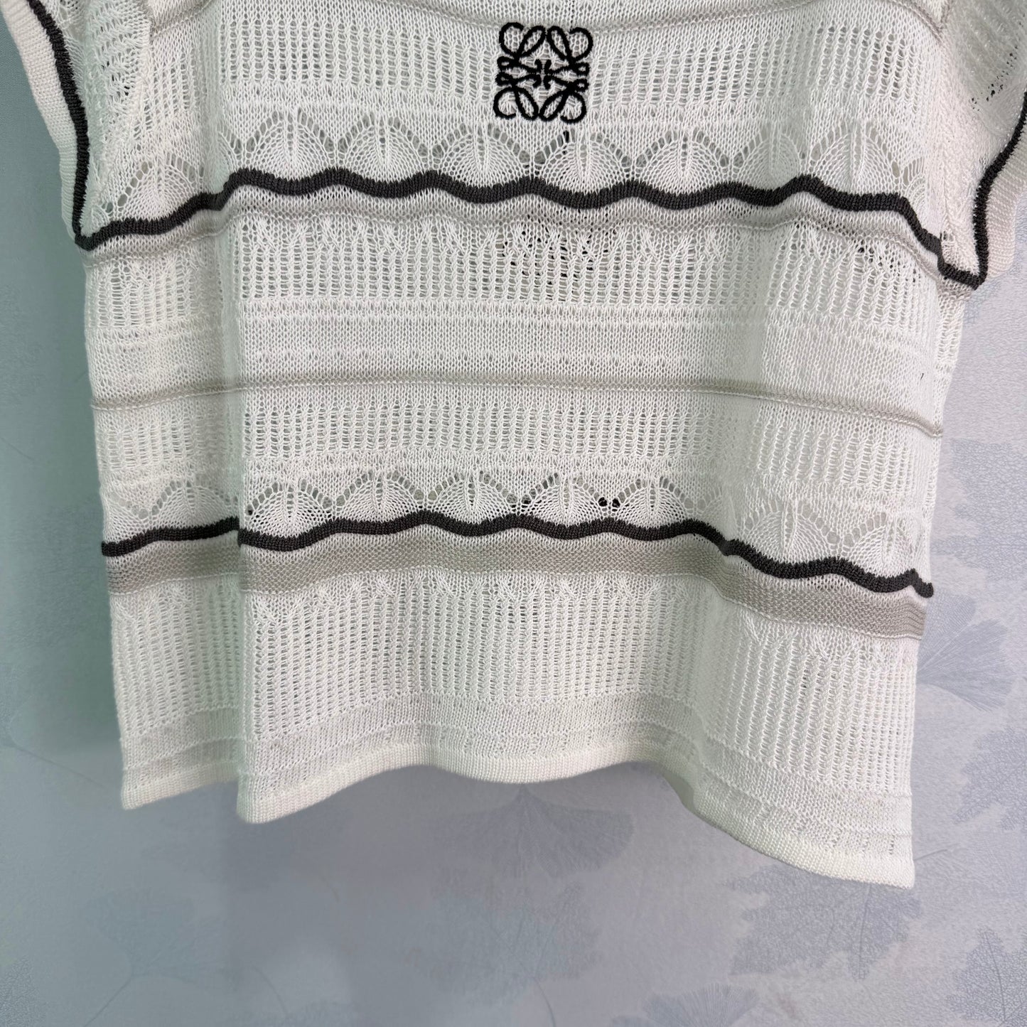 26SS NEW Hollow knitted short sleeves