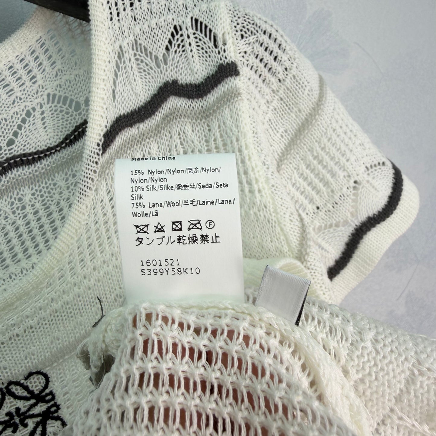 26SS NEW Hollow knitted short sleeves