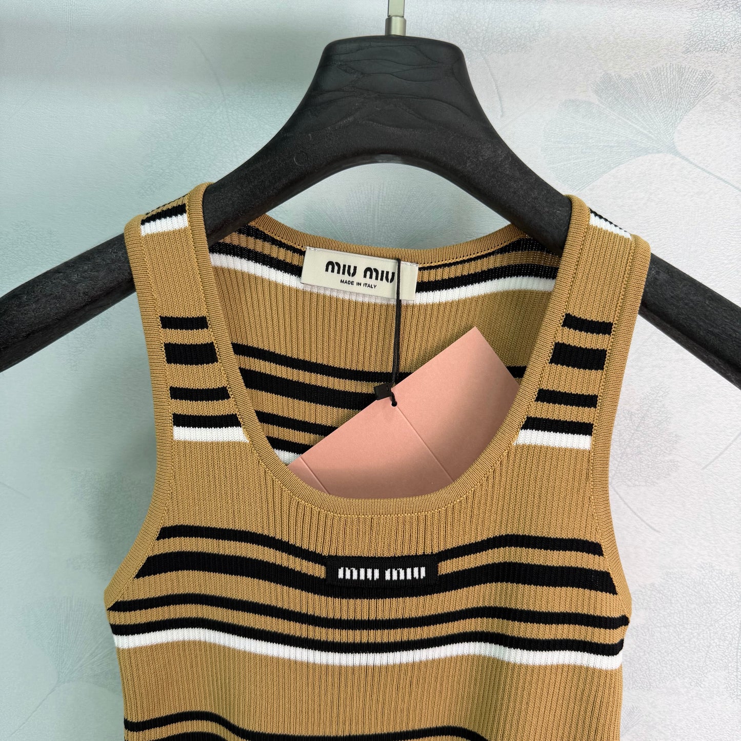 26SS NEW Striped knitted vest