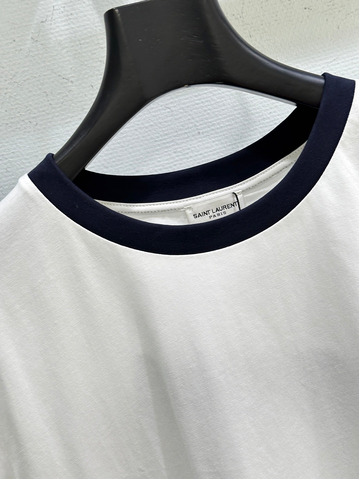 26SS NEW Round neck T-shirt with micro logo embroidery on the chest