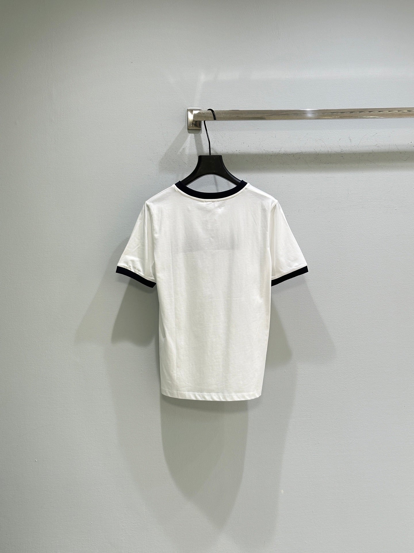 26SS NEW Round neck T-shirt with micro logo embroidery on the chest