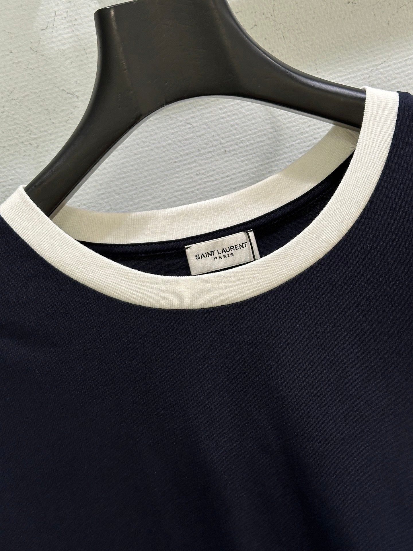 26SS NEW Round neck T-shirt with micro logo embroidery on the chest