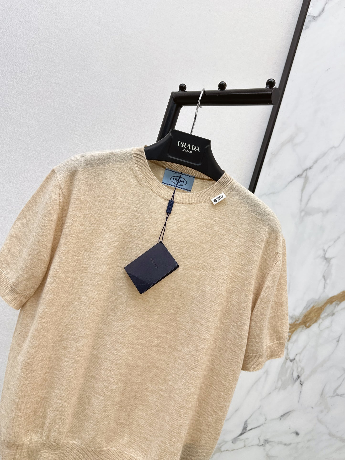 26SS NEW Classic logo-embellished short-sleeved sweater