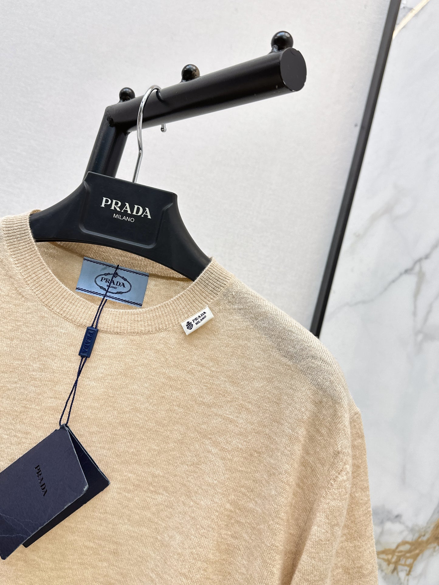 26SS NEW Classic logo-embellished short-sleeved sweater