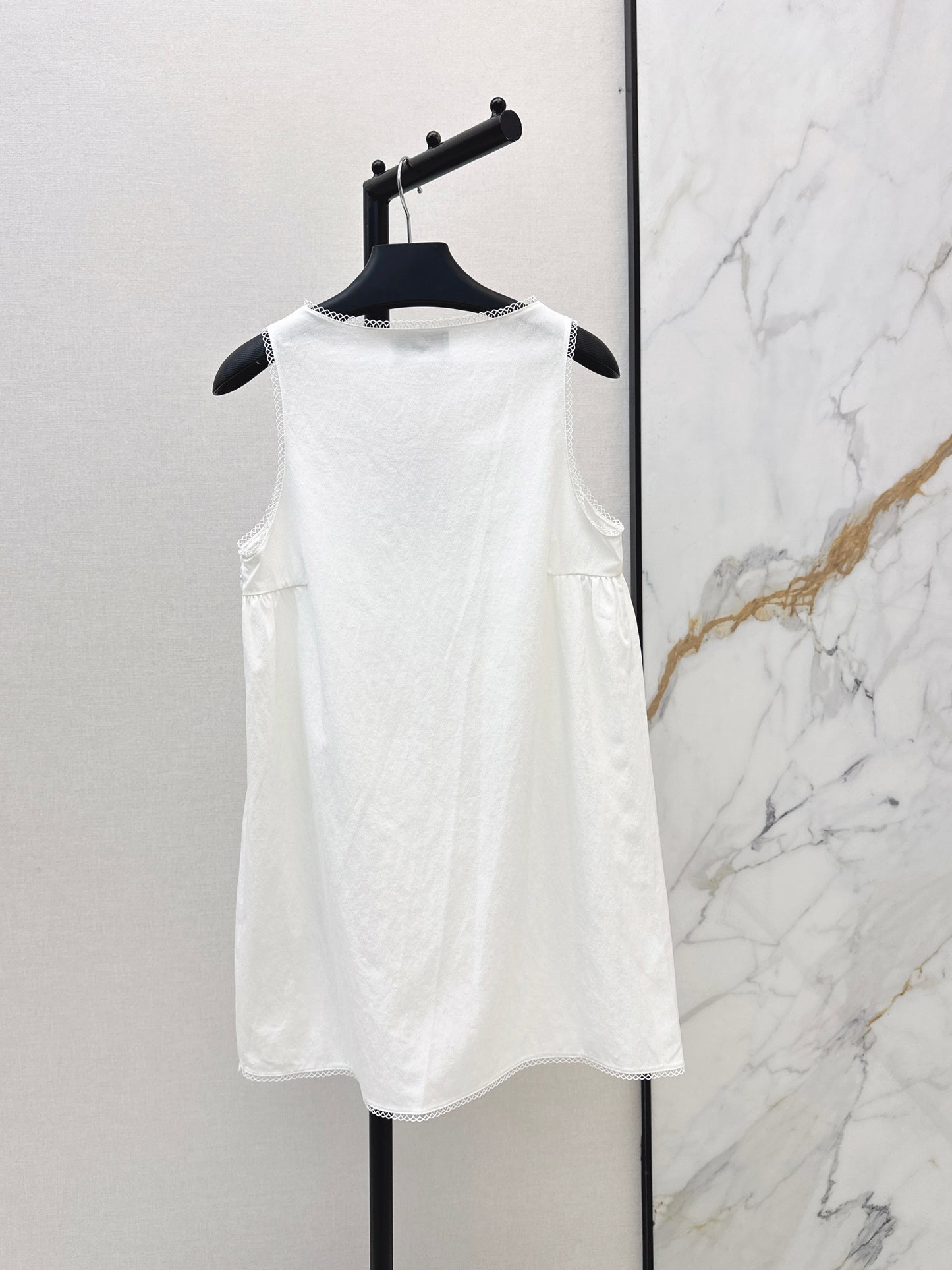 26SS NEW Embroidered lace sleeveless dress