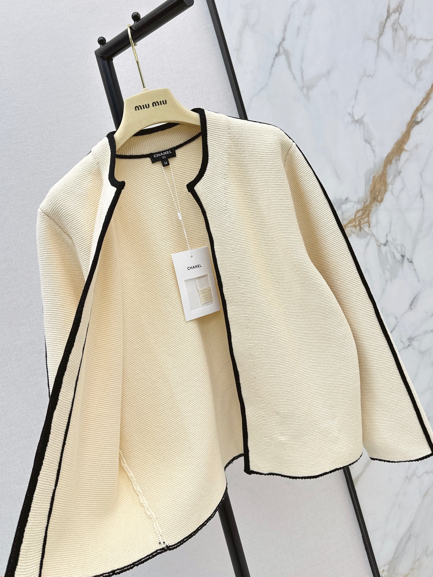 26SS NEW Contrast color trim loose jacket
