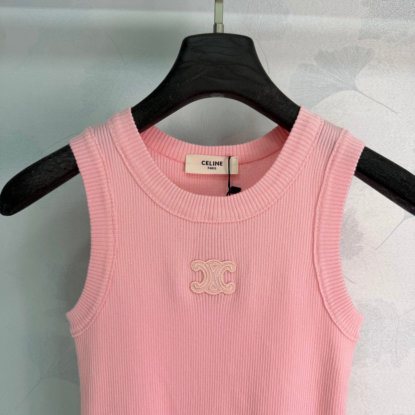 26SS NEW ribbed embroidered vest