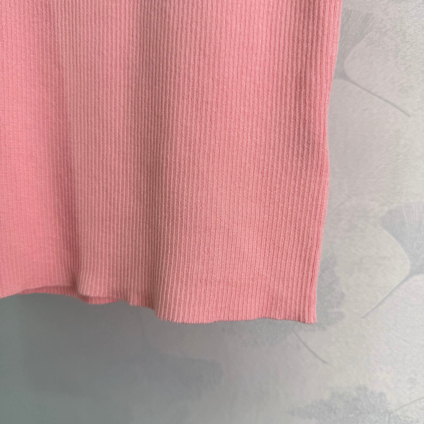 26SS NEW ribbed embroidered vest