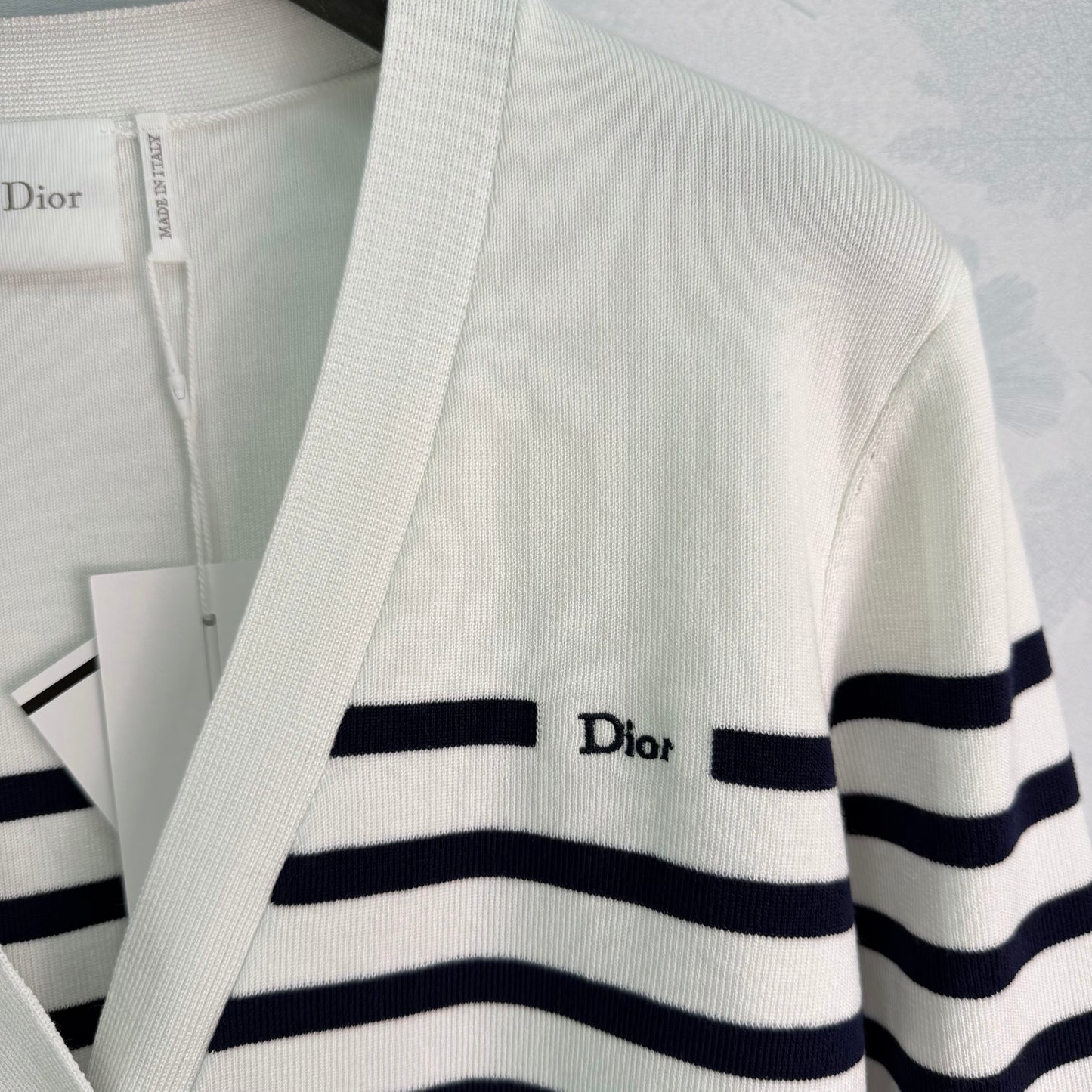 26SS NEW Striped knitted cardigan
