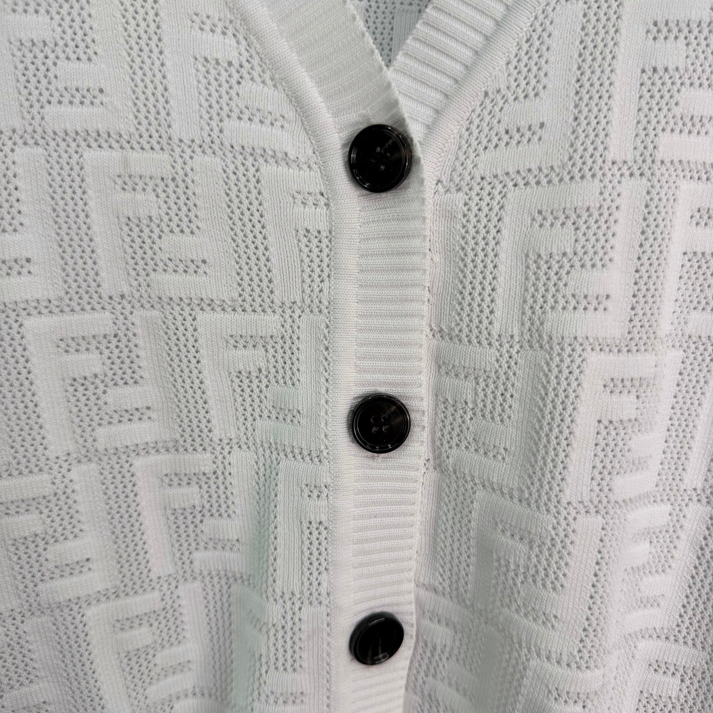 26SS NEW FF jacquard knitted cardigan