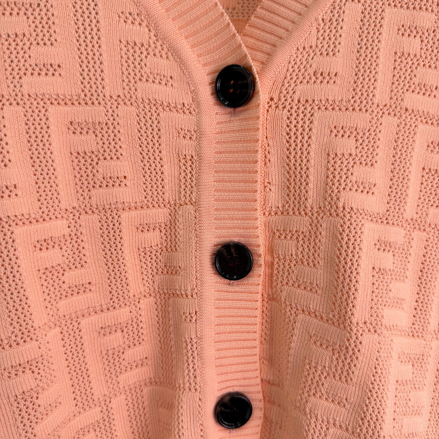 26SS NEW FF jacquard knitted cardigan