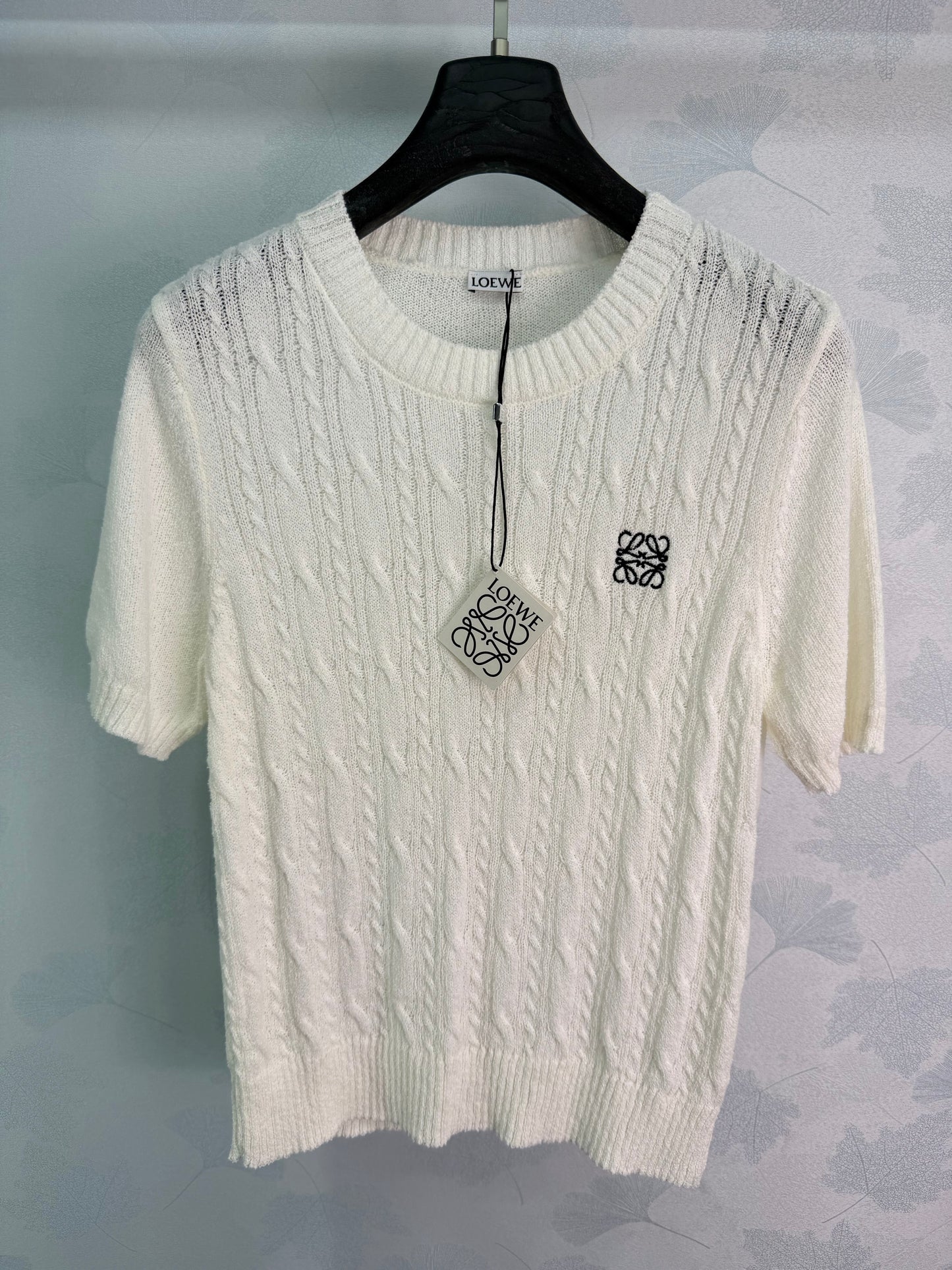 26SS NEW Cable knit short sleeves