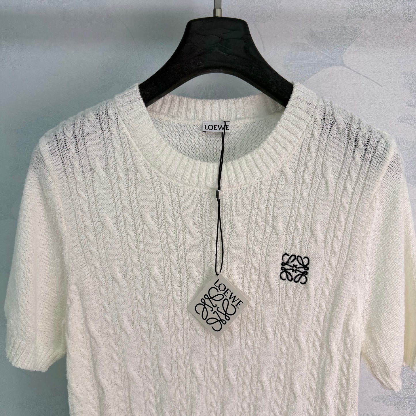 26SS NEW Cable knit short sleeves