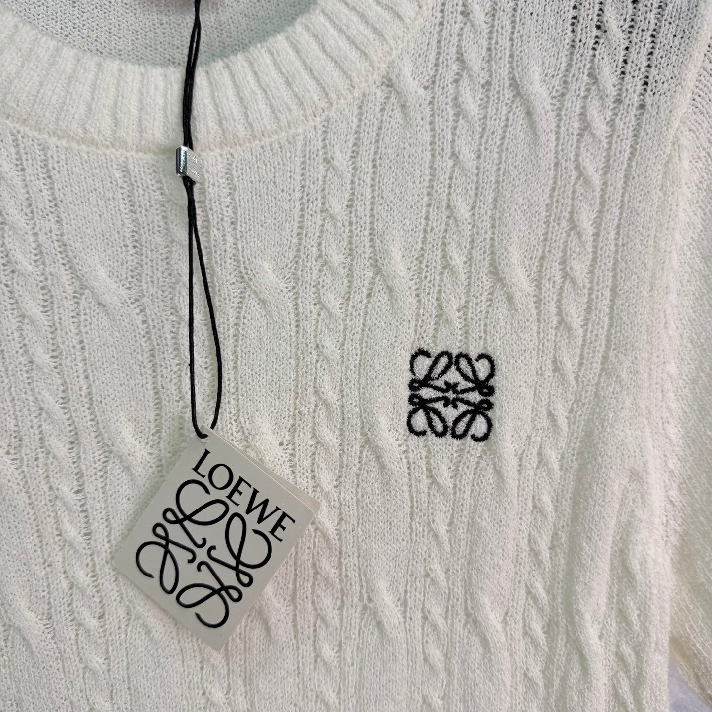 26SS NEW Cable knit short sleeves