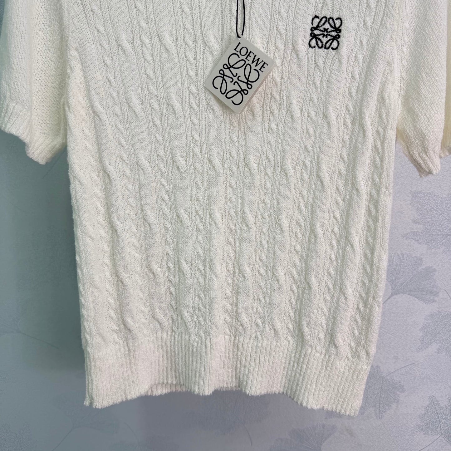 26SS NEW Cable knit short sleeves