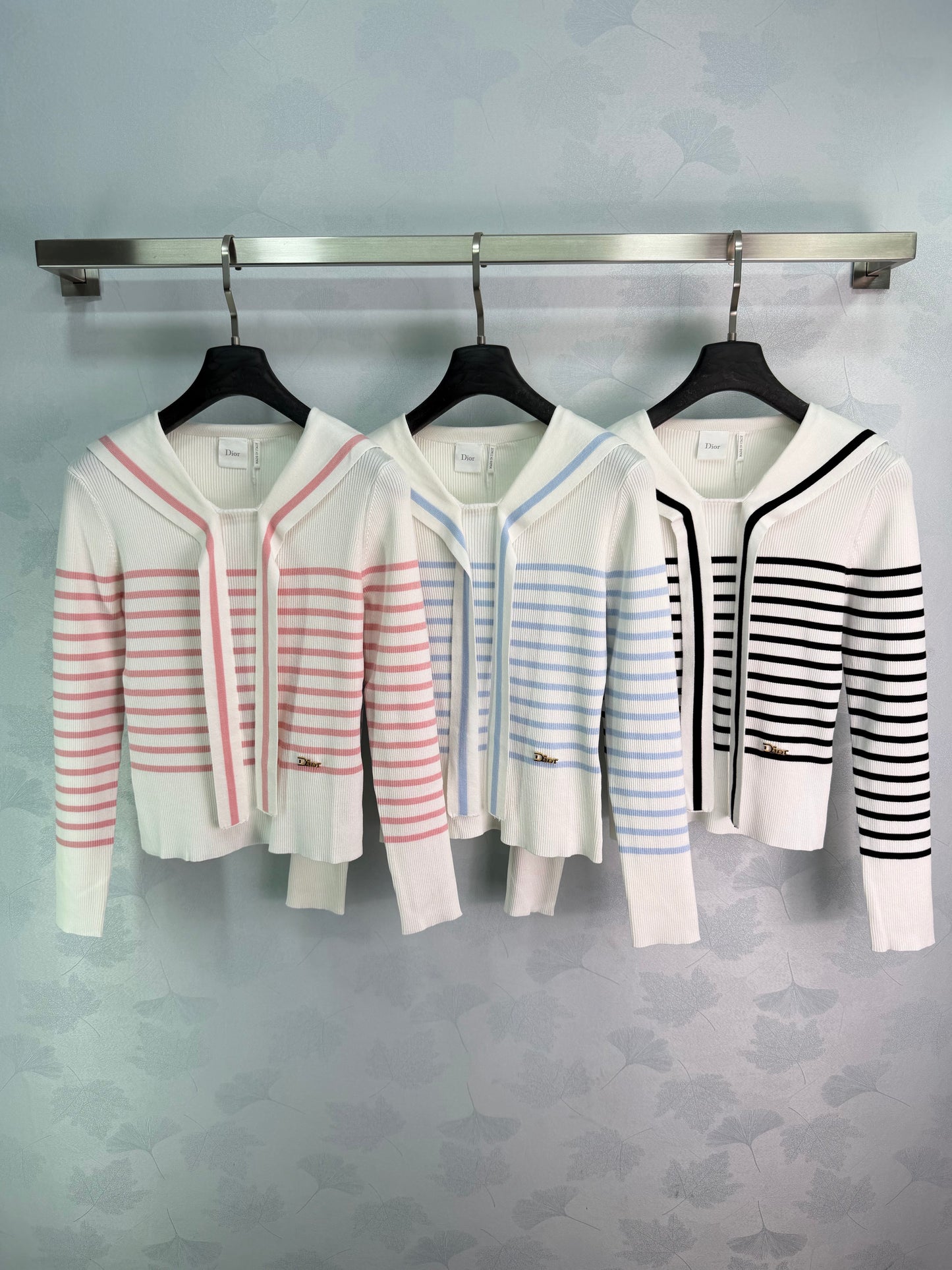 26SS NEW Striped knitted top