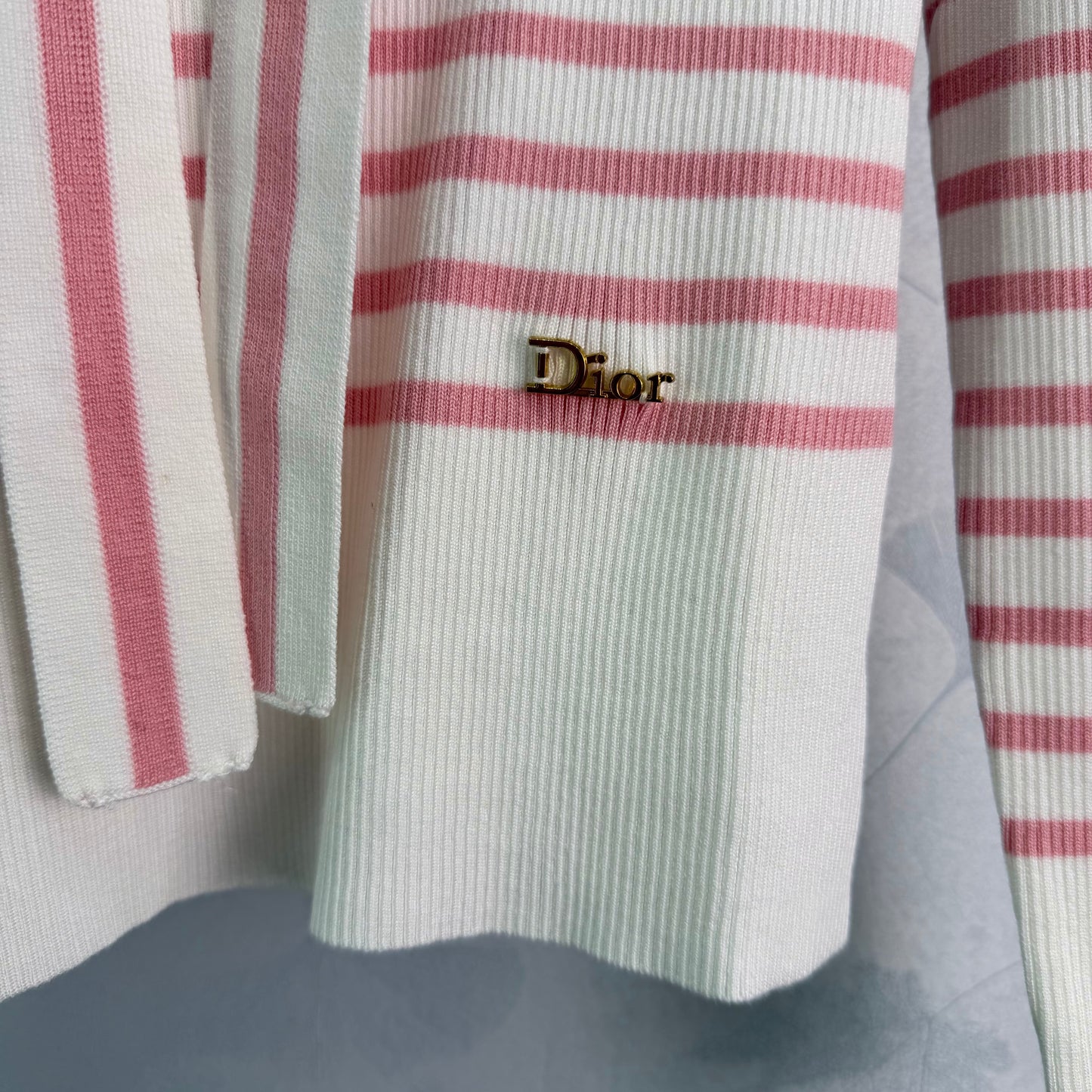 26SS NEW Striped knitted top