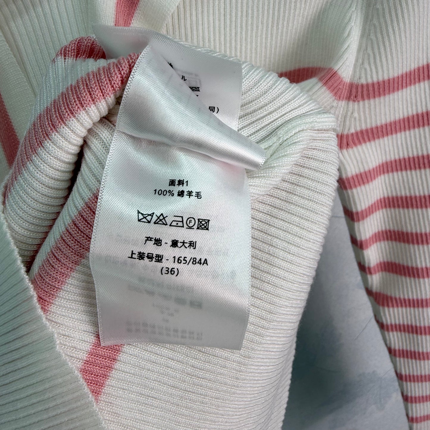 26SS NEW Striped knitted top