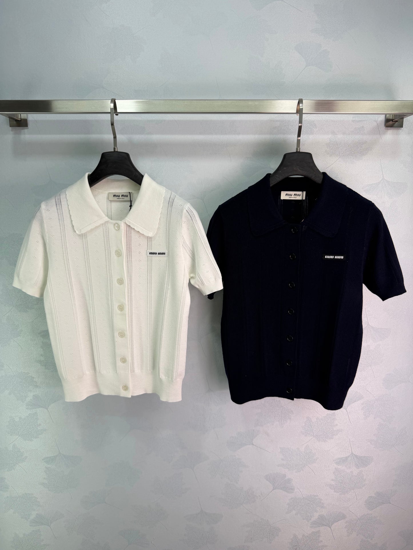 26SS NEW College style knitted POLO shirt