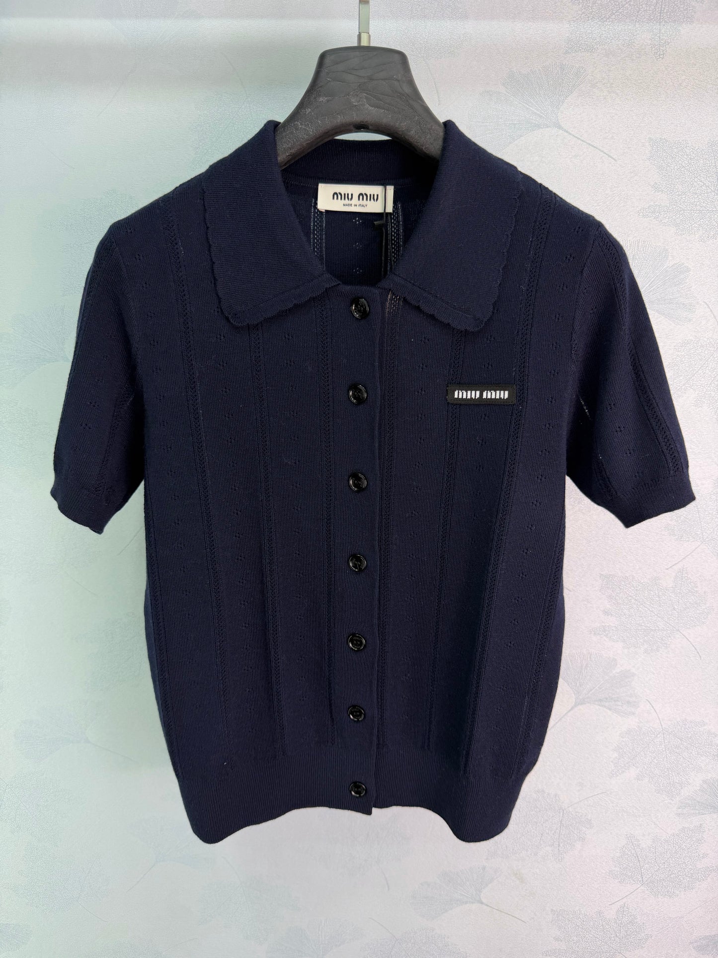 26SS NEW College style knitted POLO shirt