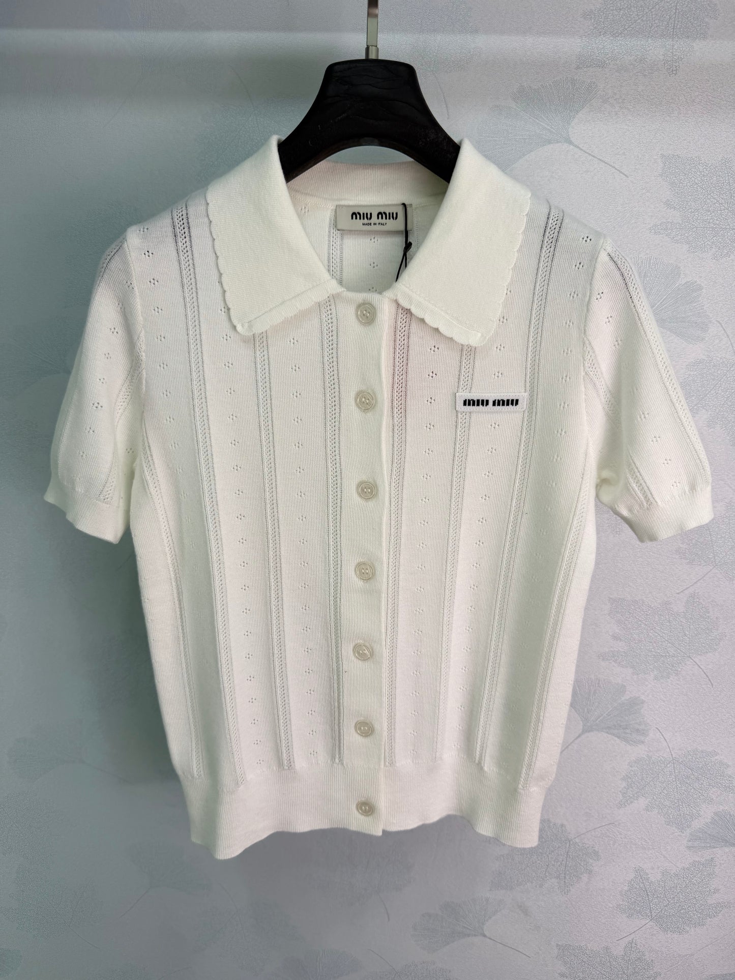 26SS NEW College style knitted POLO shirt