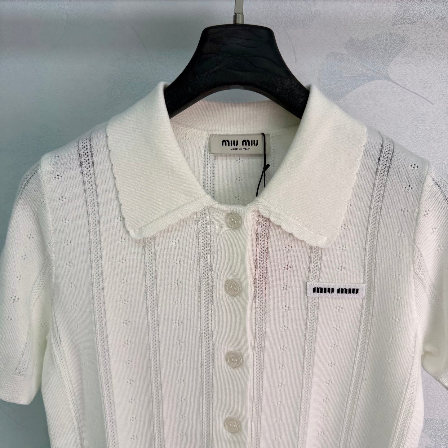 26SS NEW College style knitted POLO shirt