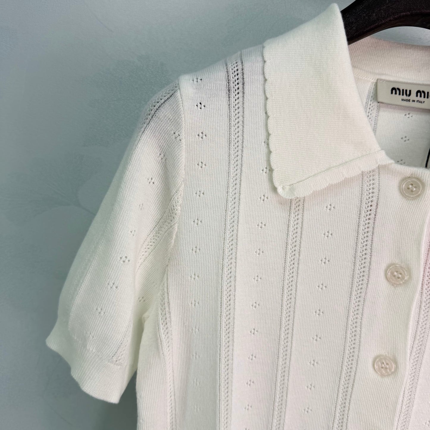 26SS NEW College style knitted POLO shirt