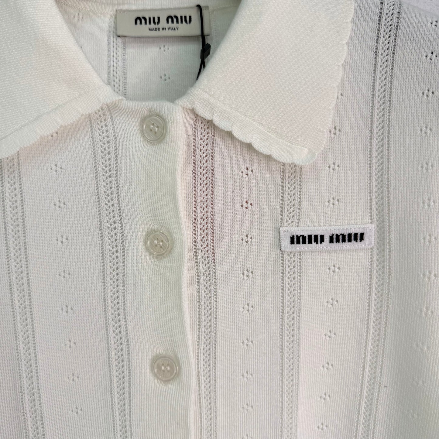 26SS NEW College style knitted POLO shirt