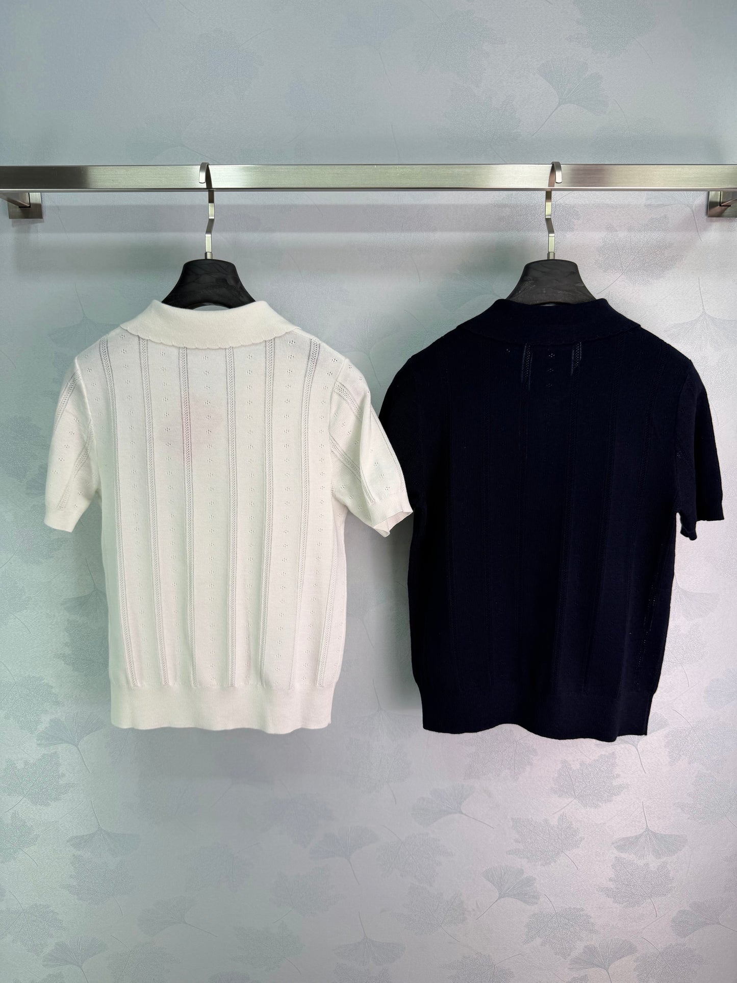 26SS NEW College style knitted POLO shirt