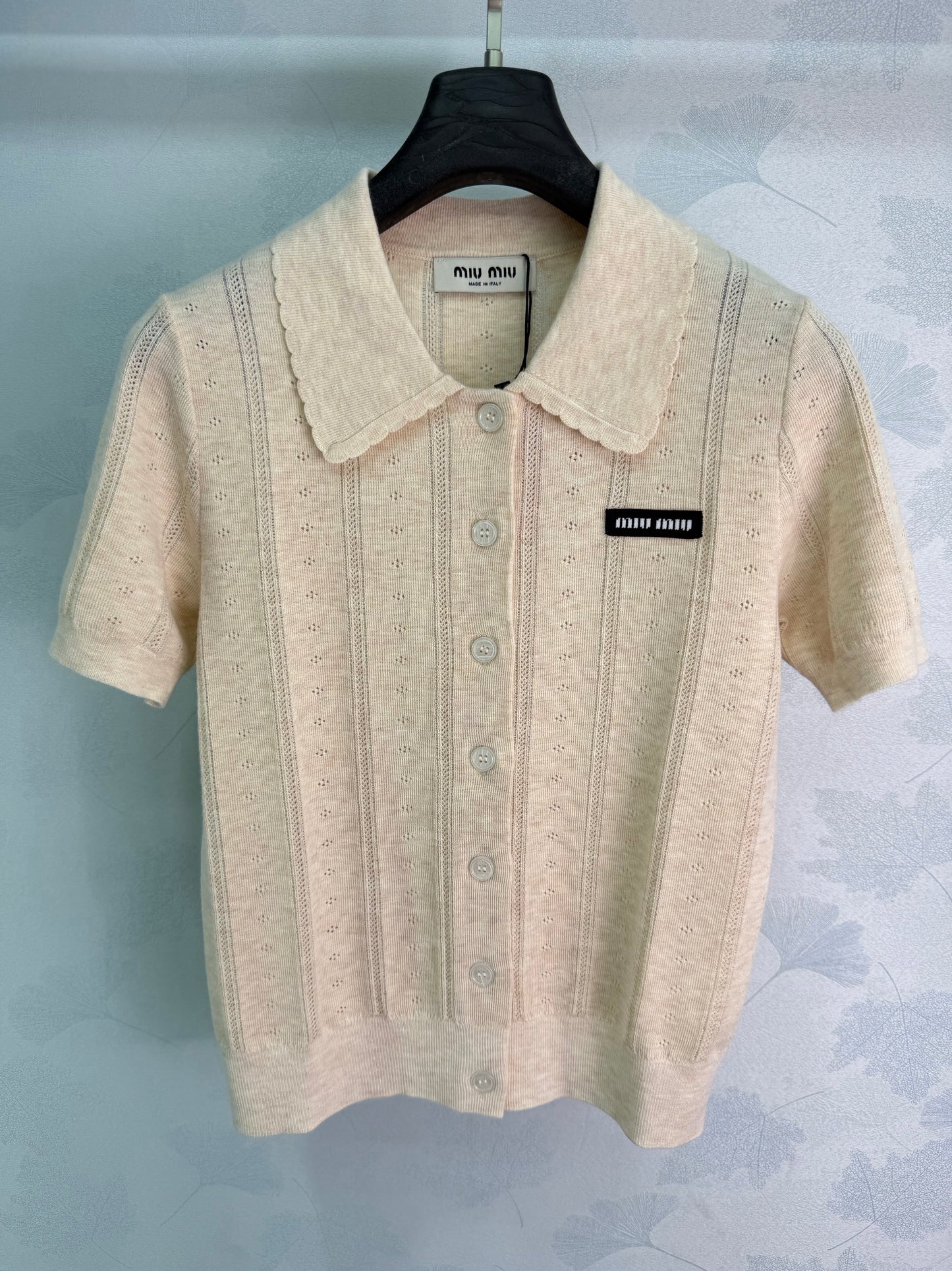 26SS NEW College style knitted POLO shirt