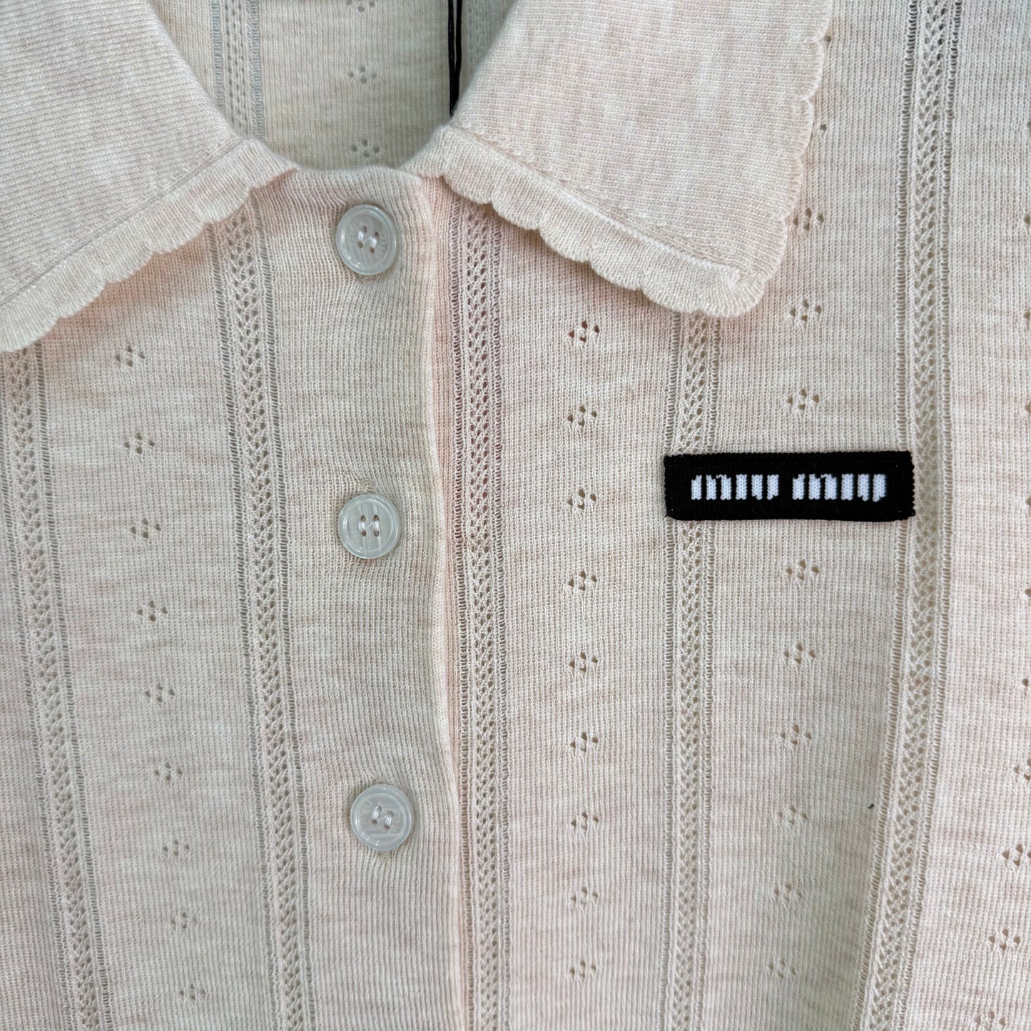 26SS NEW College style knitted POLO shirt