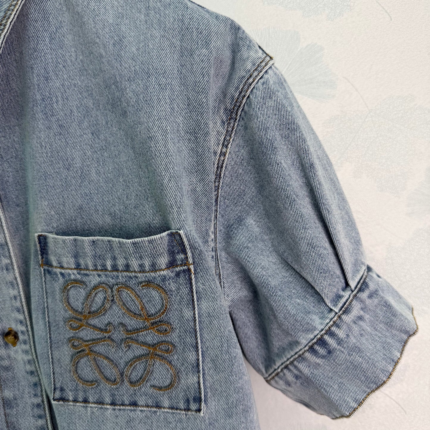 26SS NEW denim short sleeved shirt