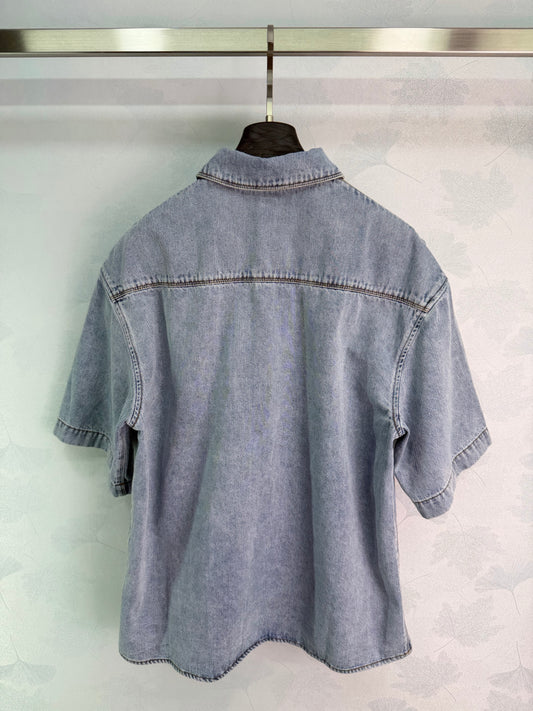 26SS NEW Shallow Water Wash Blue Soft Cowboy Shirt