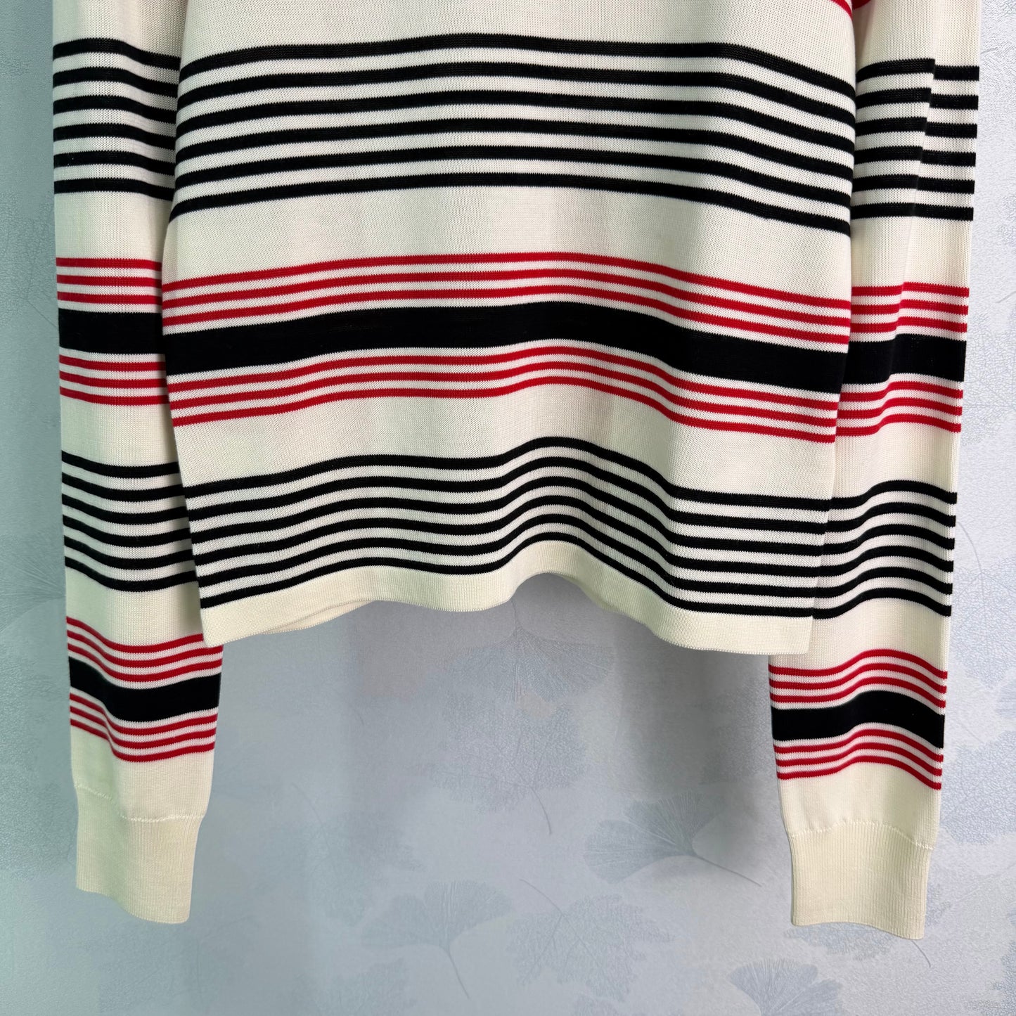 26SS NEW striped knitted polo shirt