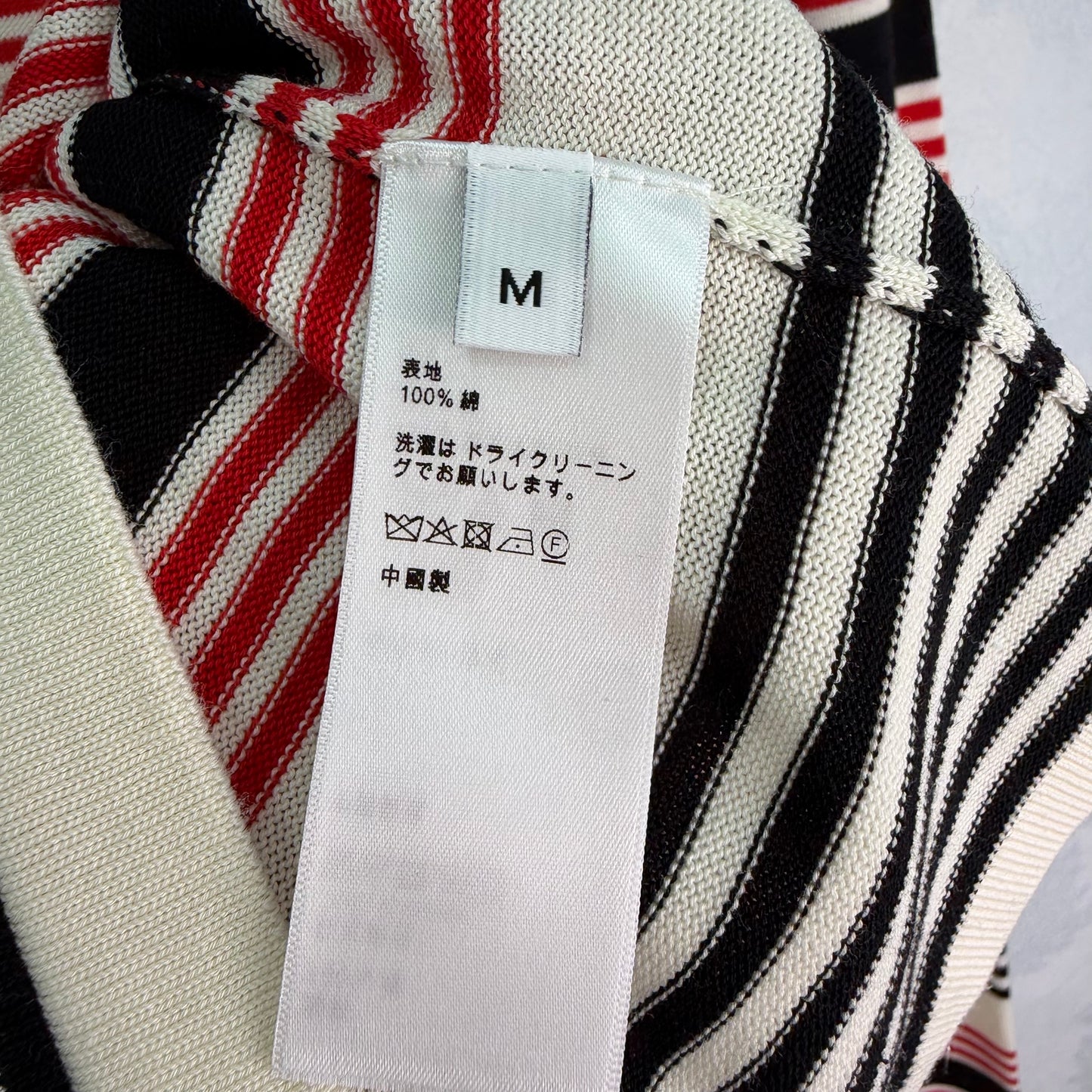 26SS NEW striped knitted polo shirt