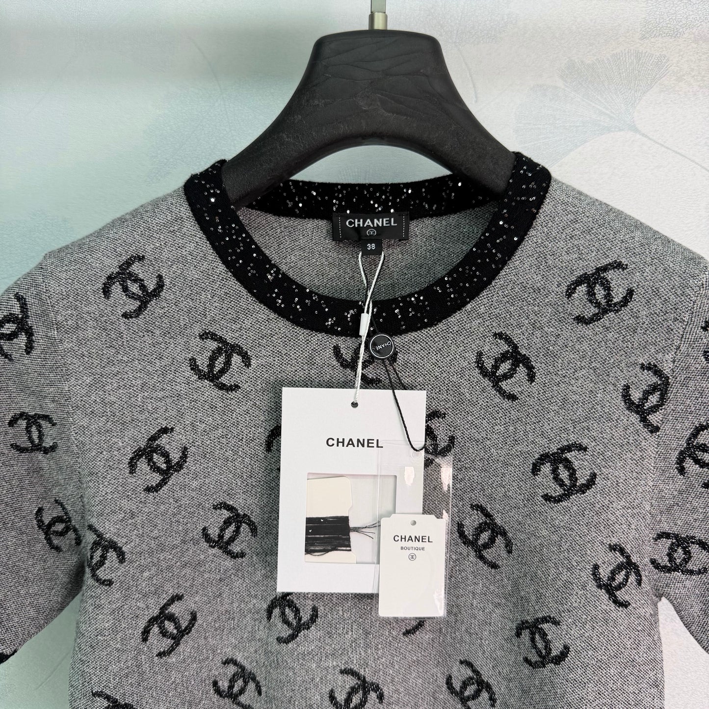 26SS NEW Double C Logo Round Neck Short Sleeve