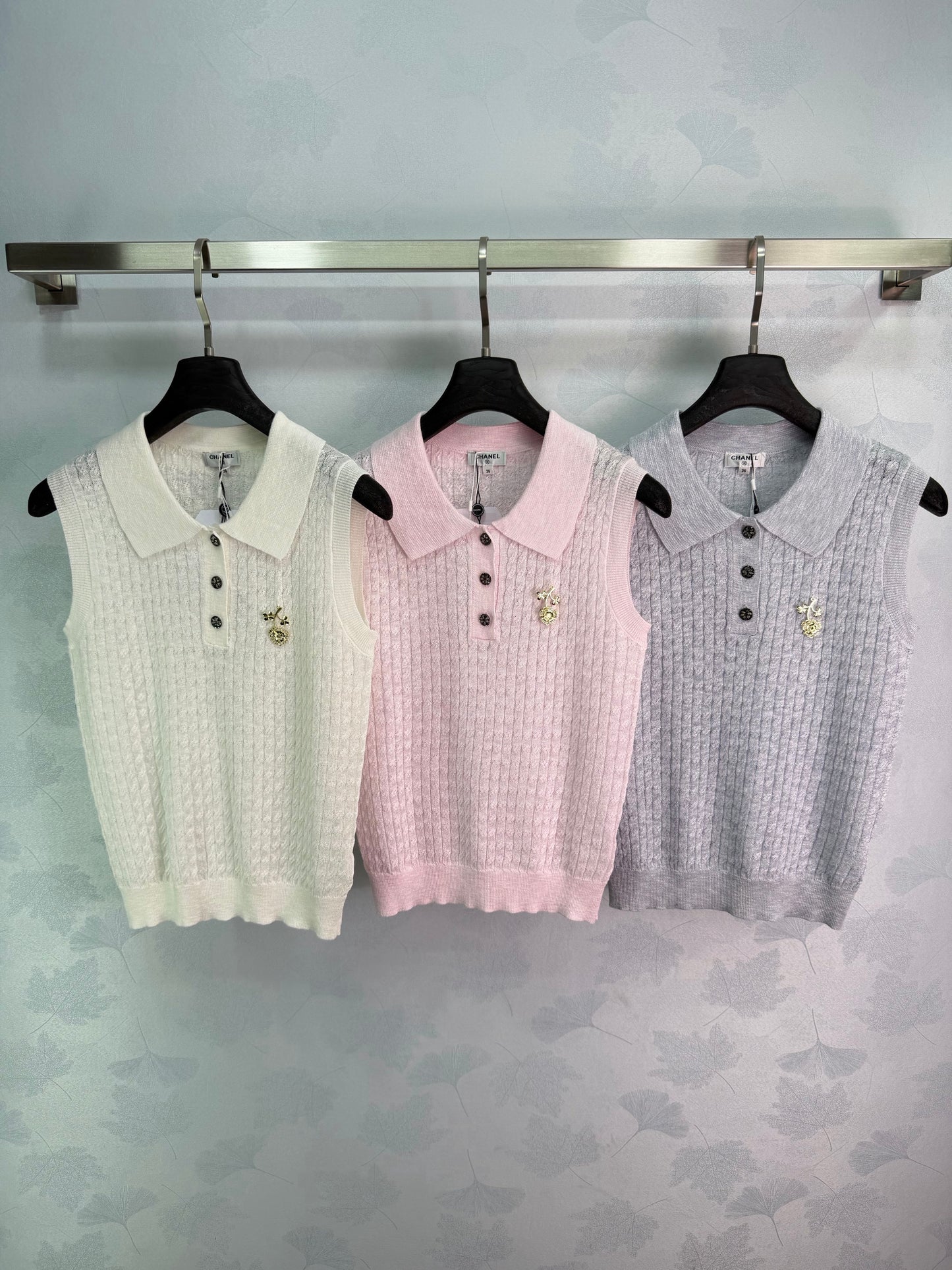 26SS NEW Knitted Sleeveless Tank Top