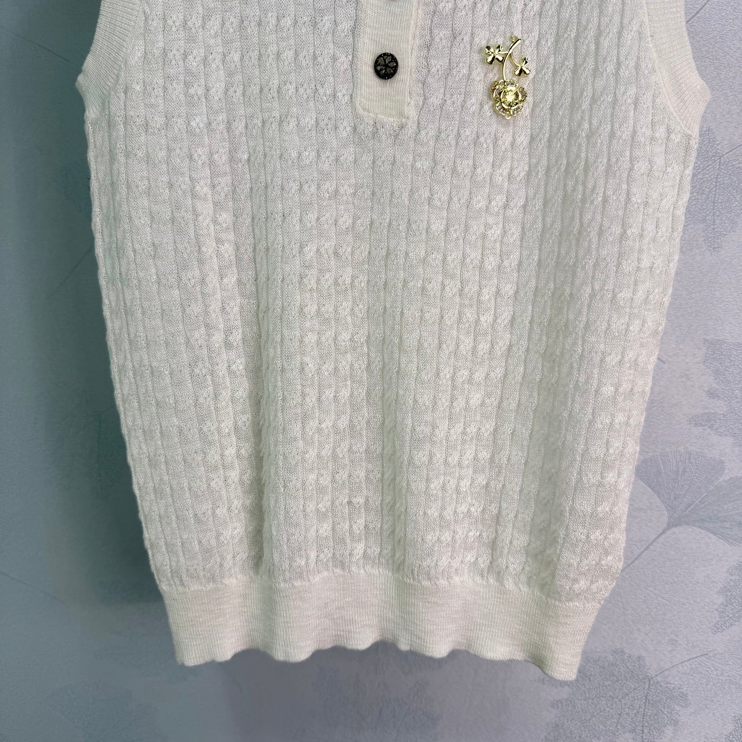 26SS NEW Knitted Sleeveless Tank Top