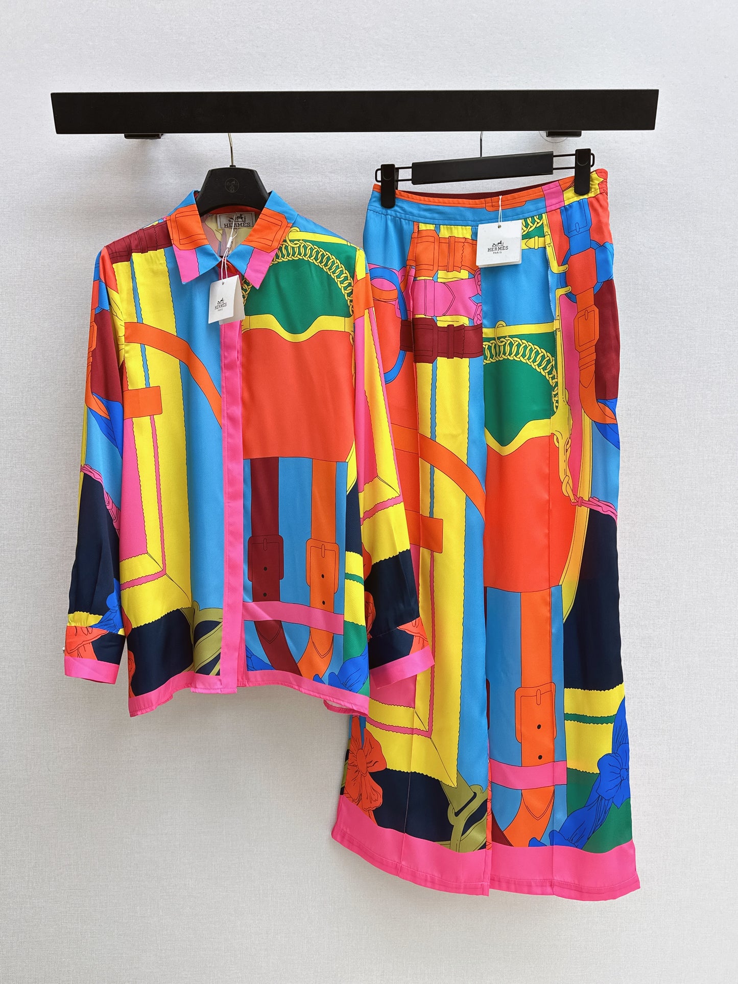 26SS NEW printed silk shirt