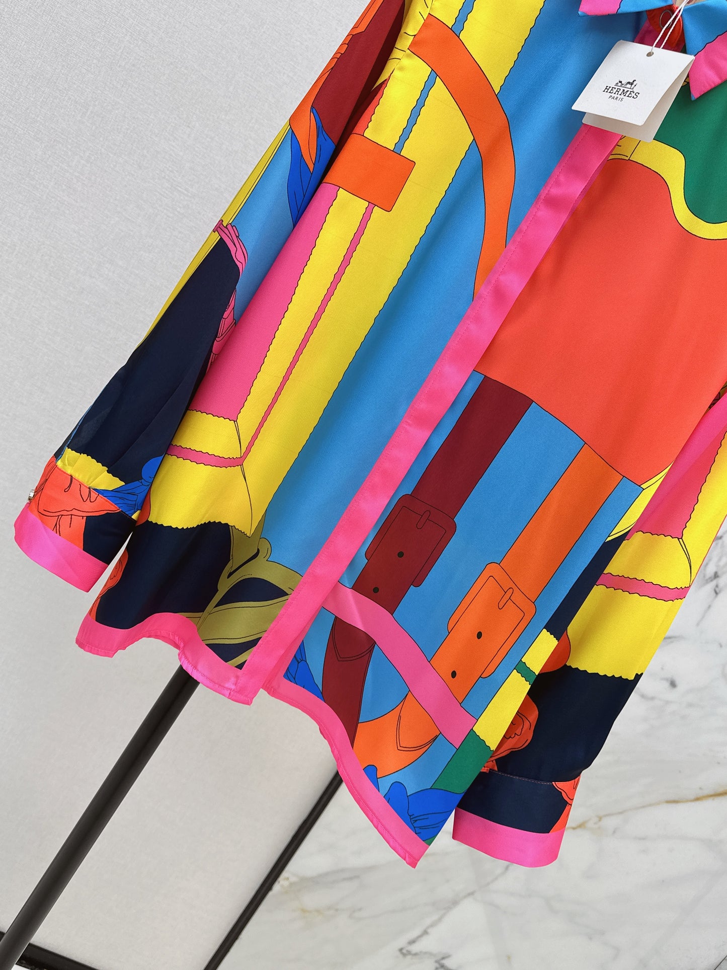 26SS NEW printed silk shirt