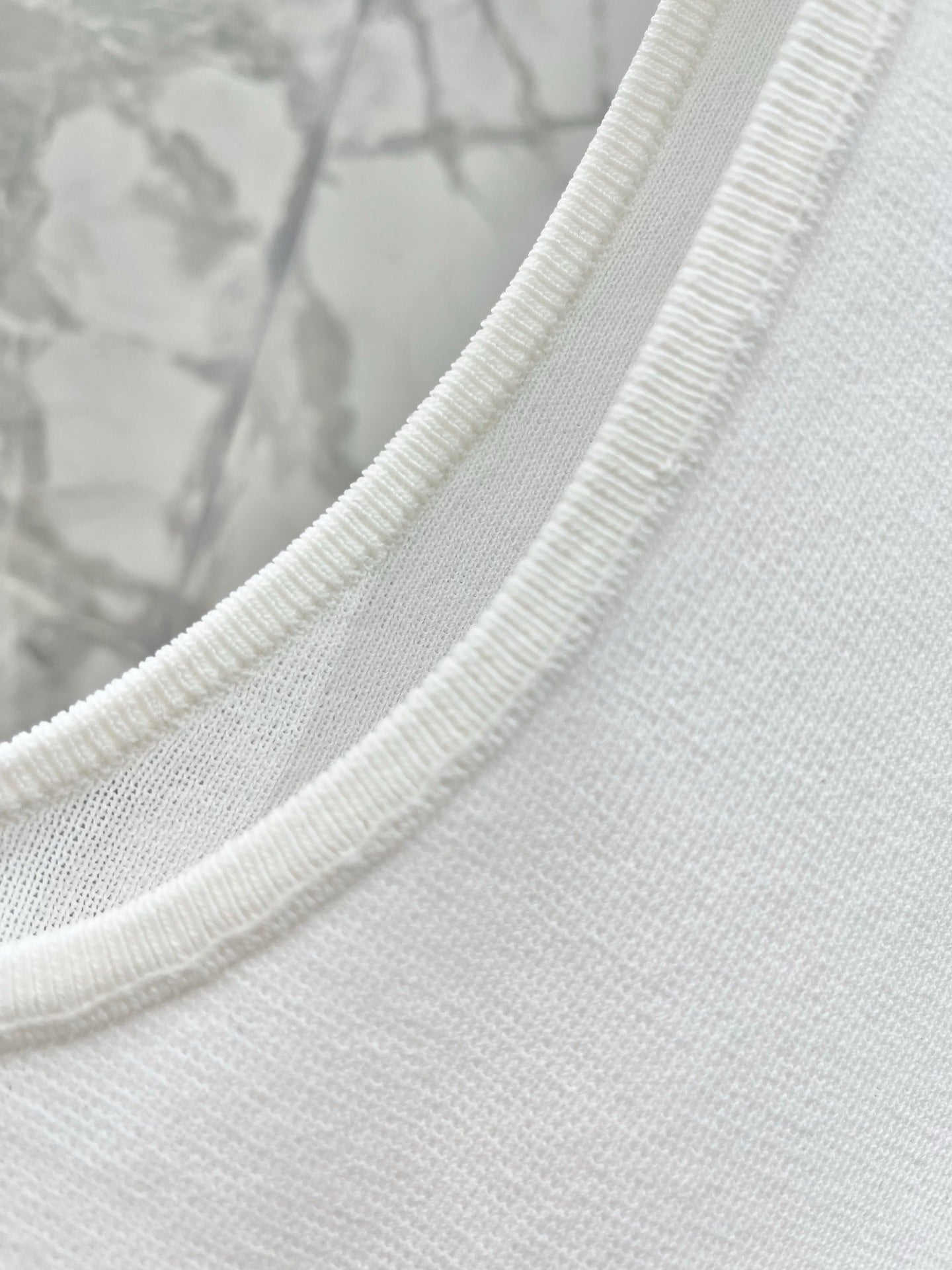 26SS NEW Embroidered knitted sleeveless vest