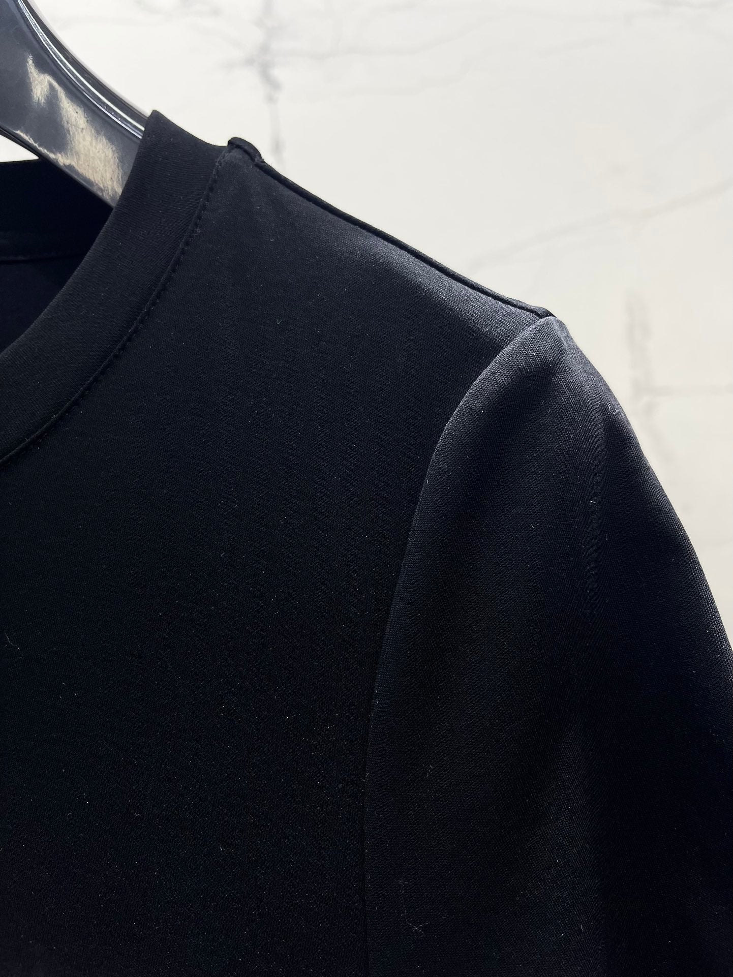 26SS NEUES Kristall-Diamant Kurzarm-T-Shirt