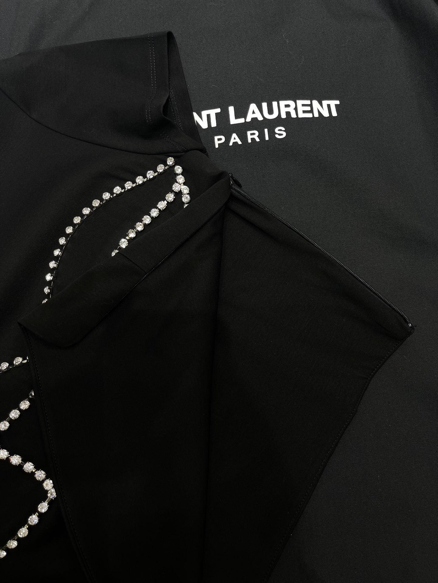 26SS NEUES Kristall-Diamant Kurzarm-T-Shirt