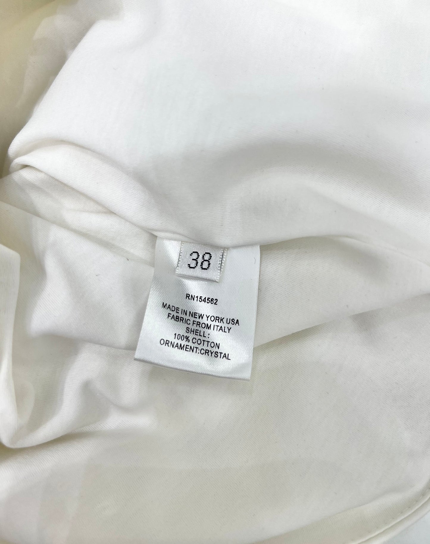 26SS NEUES Kristall-Diamant Kurzarm-T-Shirt