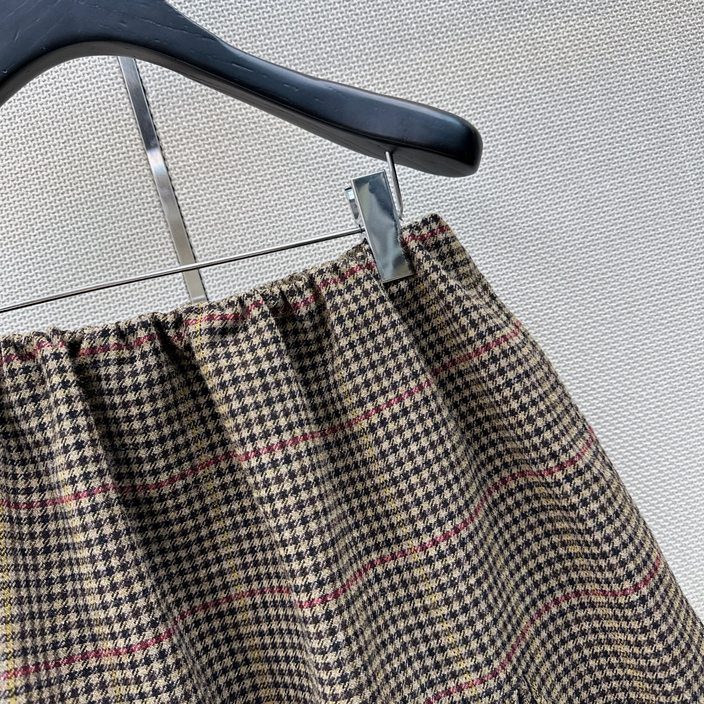 26SS NEW Houndstooth Mini Skirt