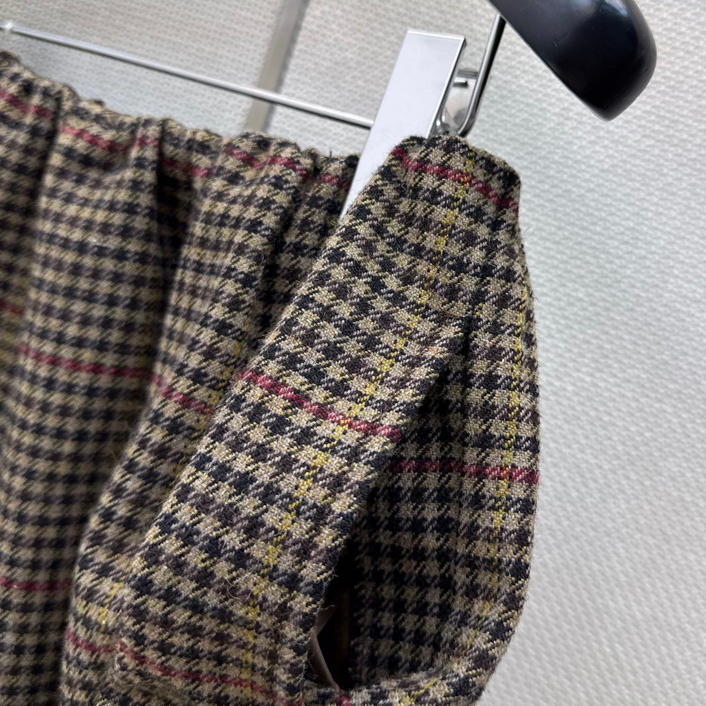 26SS NEW Houndstooth Mini Skirt