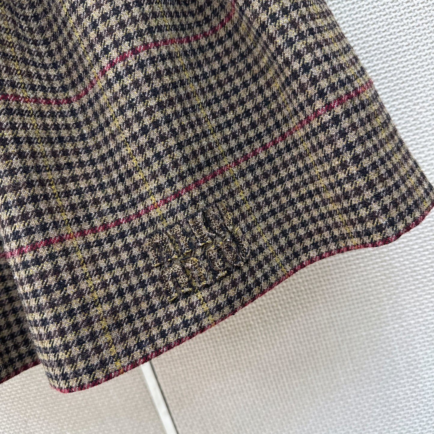 26SS NEW Houndstooth Mini Skirt