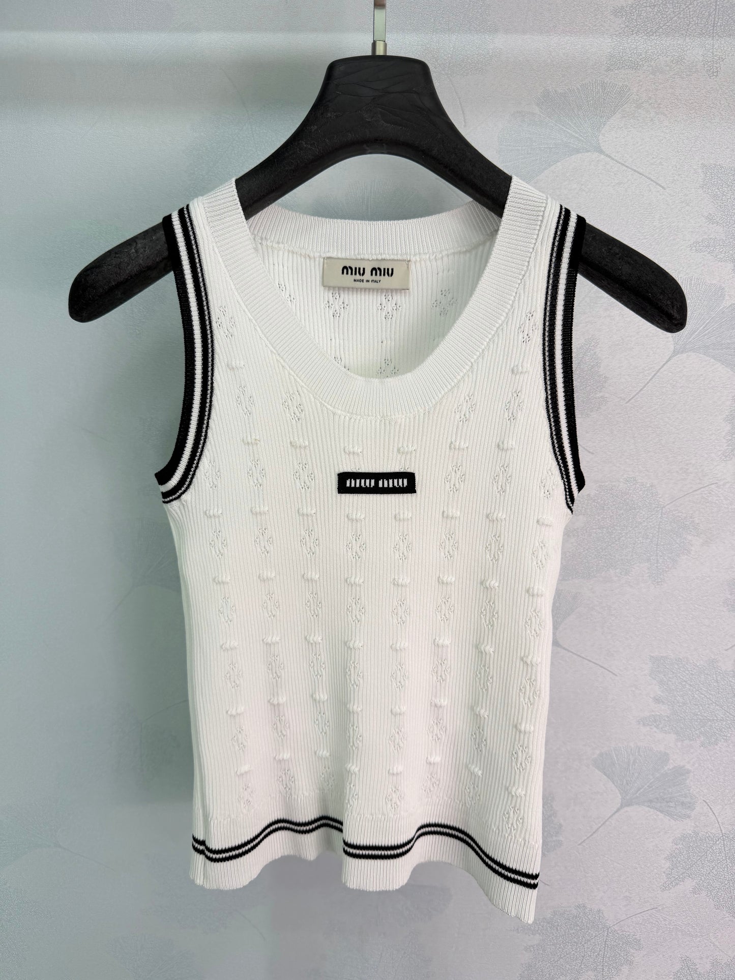 26SS NEW Hollow knitted vest