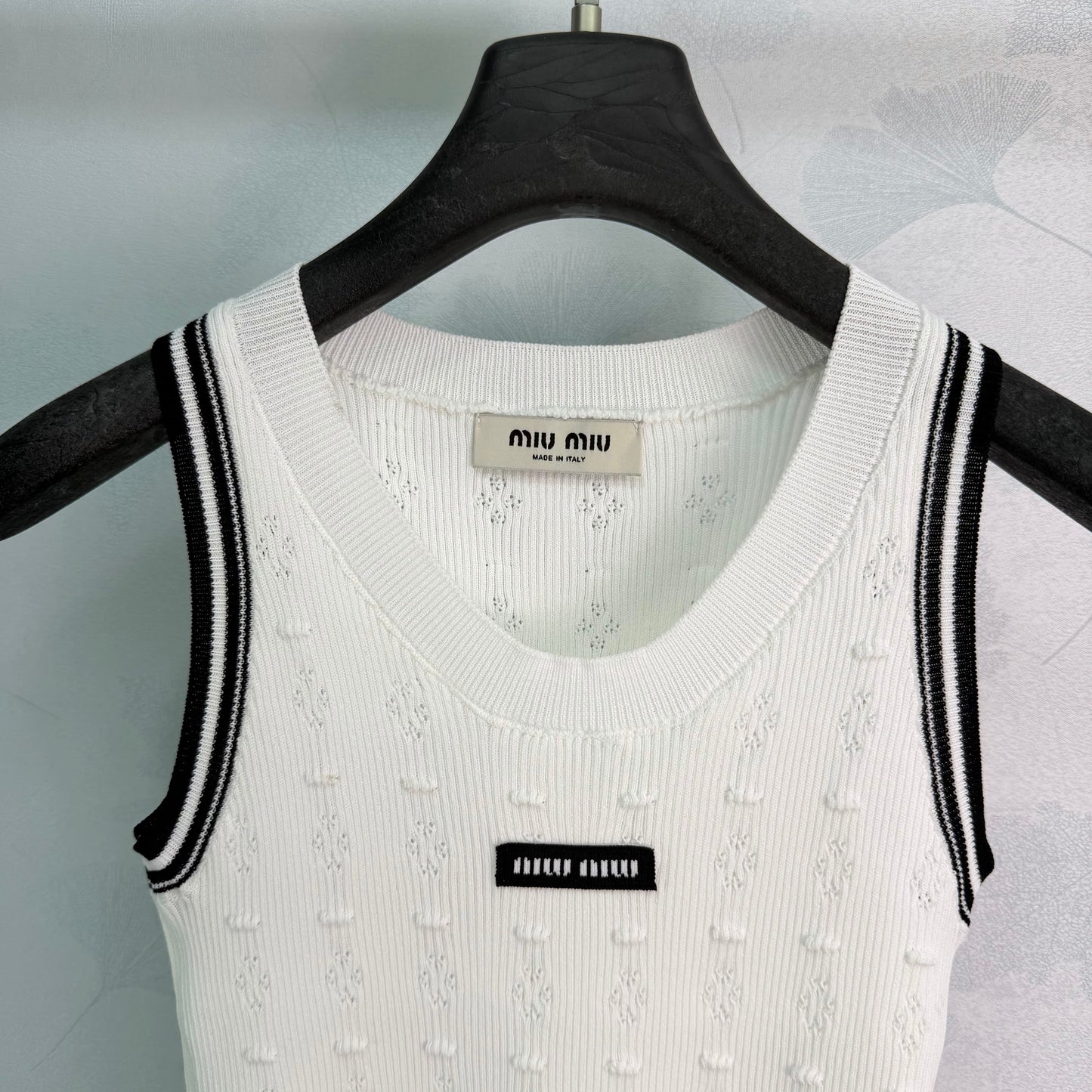 26SS NEW Hollow knitted vest
